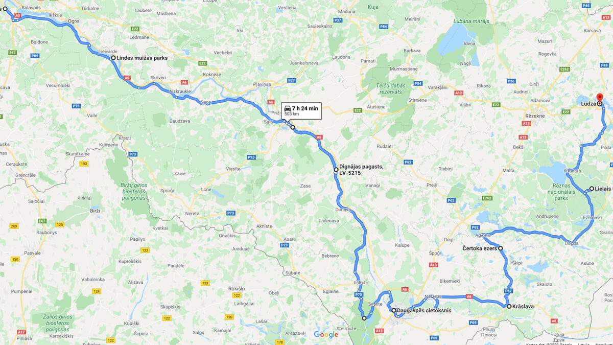 Moto maršruts - Latgale - 1.diena